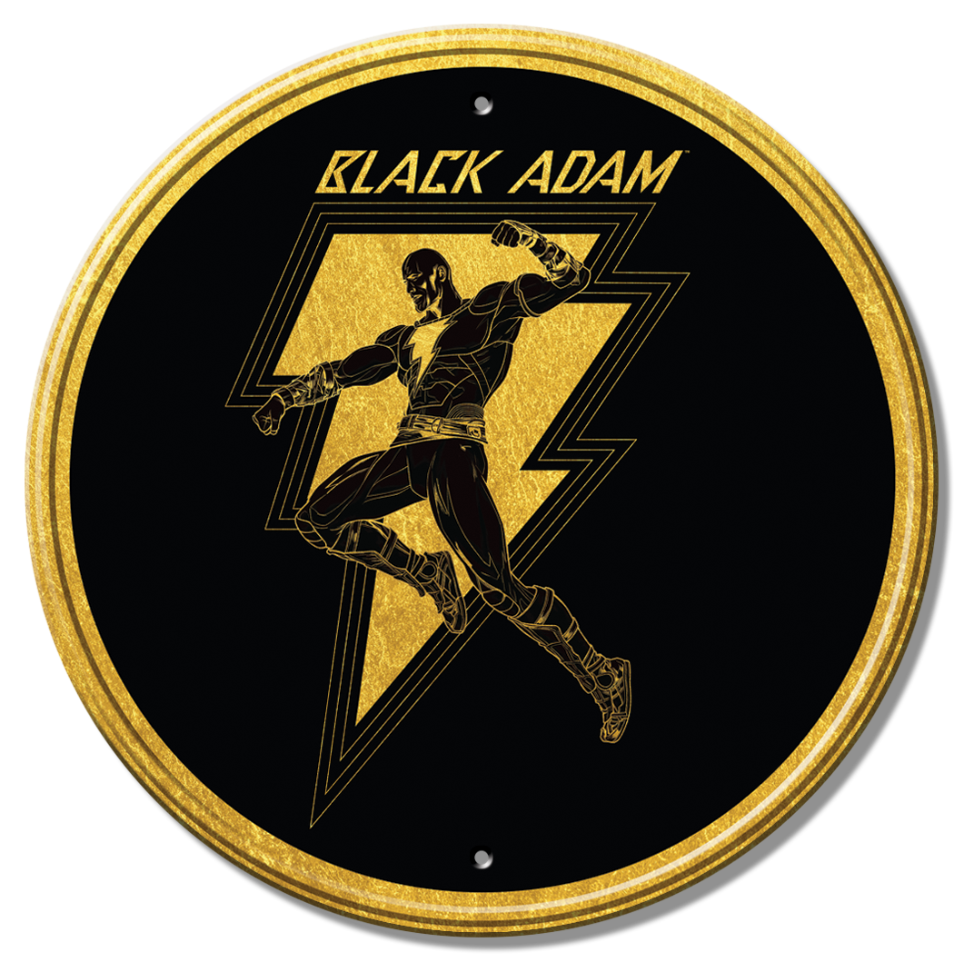 ティン サイン ROUND DC Black Adam