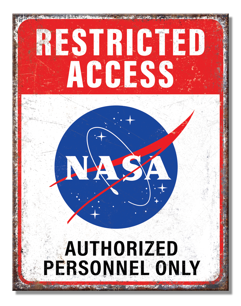 ティン サイン NASA Restricted
