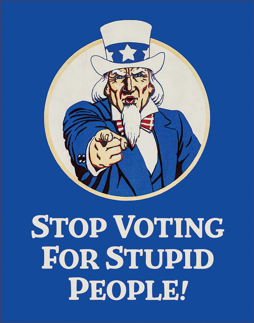 ティン サイン Ephemera - Stop Voting