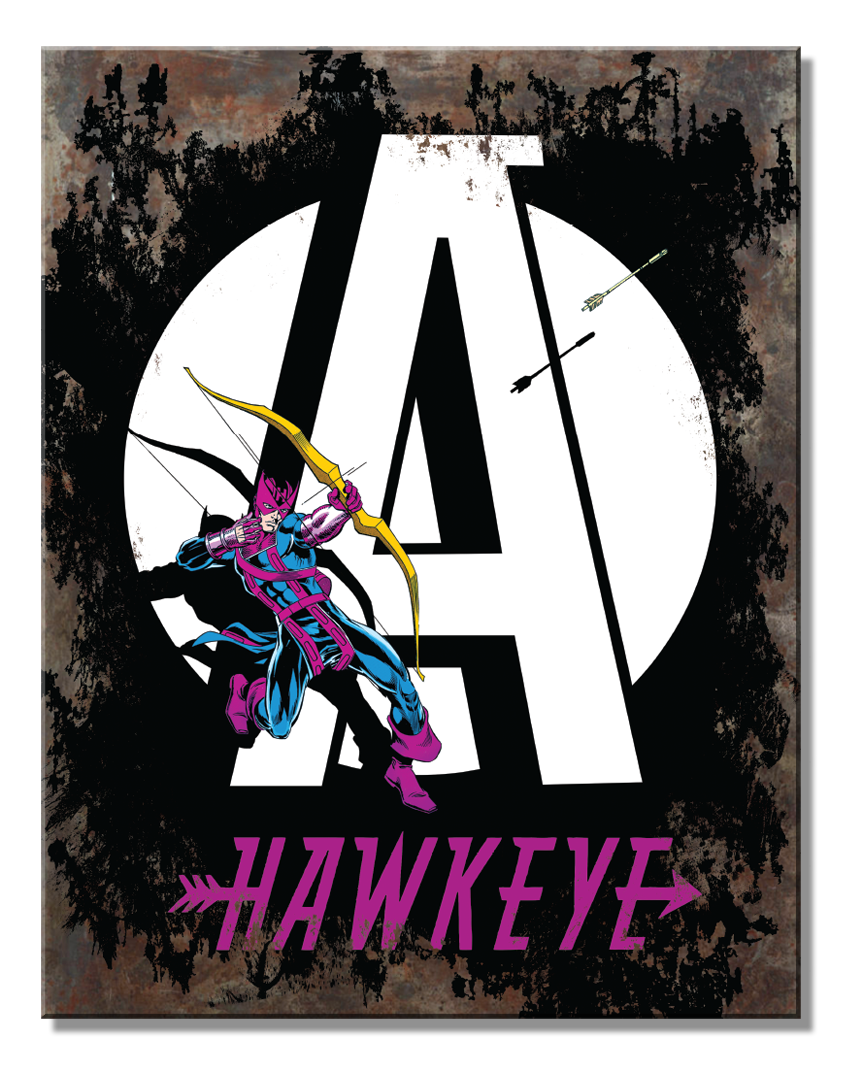 ティン サイン MARVEL - Hawkeye