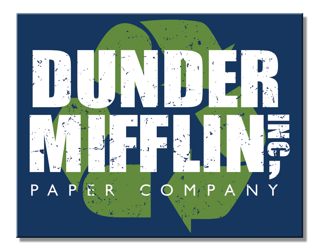 ティン サイン Dunder Mifflin