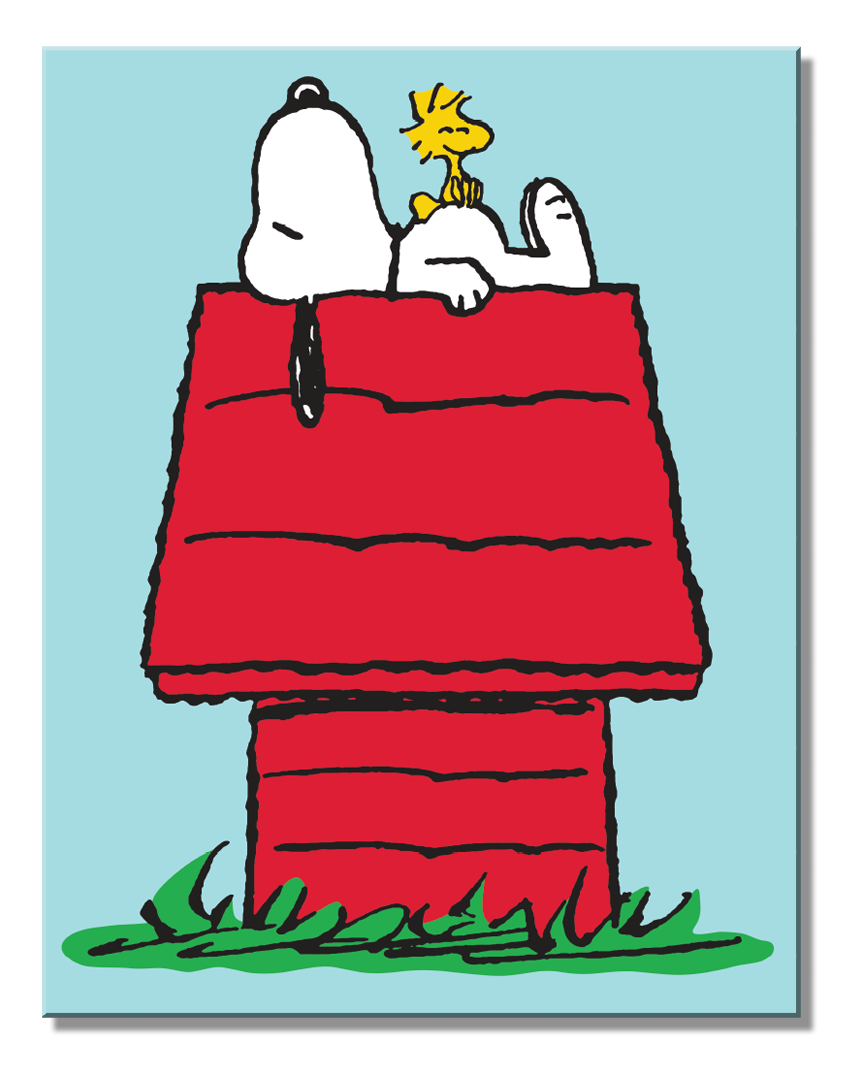 ティン サイン Snoopy & Woodstock