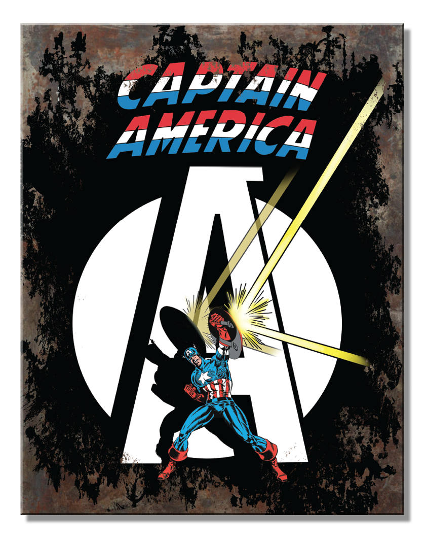 ティン サイン MARVEL - Captain America