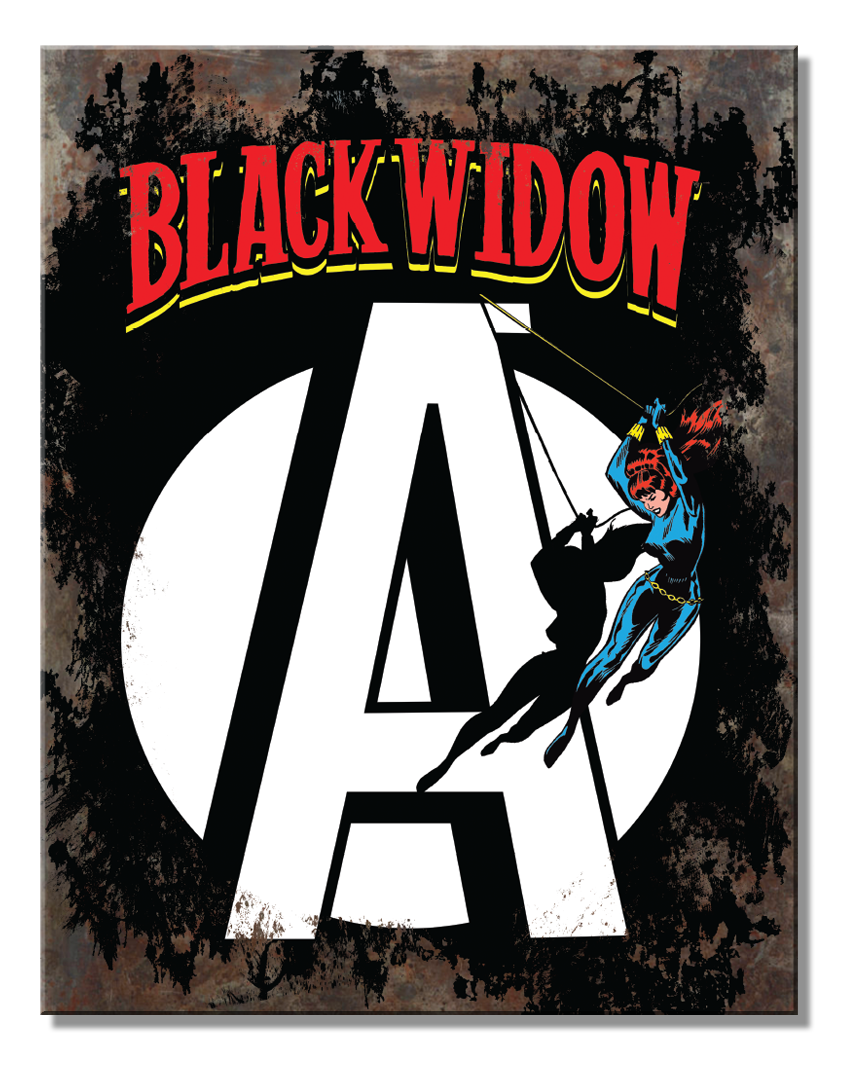 ティン サイン MARVEL - Black Widow A