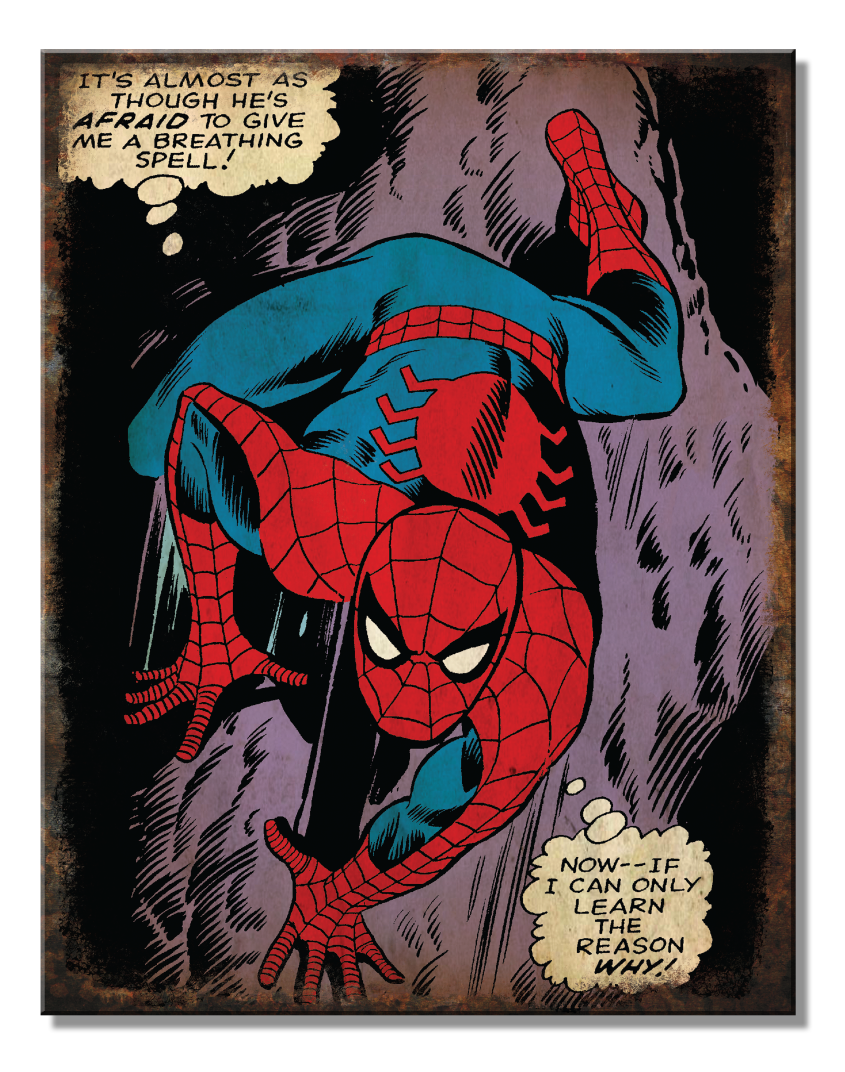 ティン サイン MARVEL - Spider Man Wall