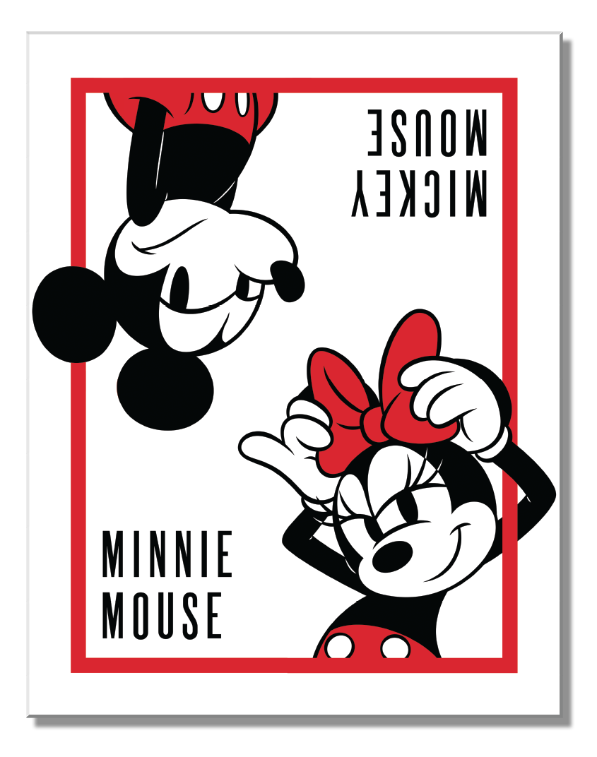 ティン サイン Mickey and Minne Names