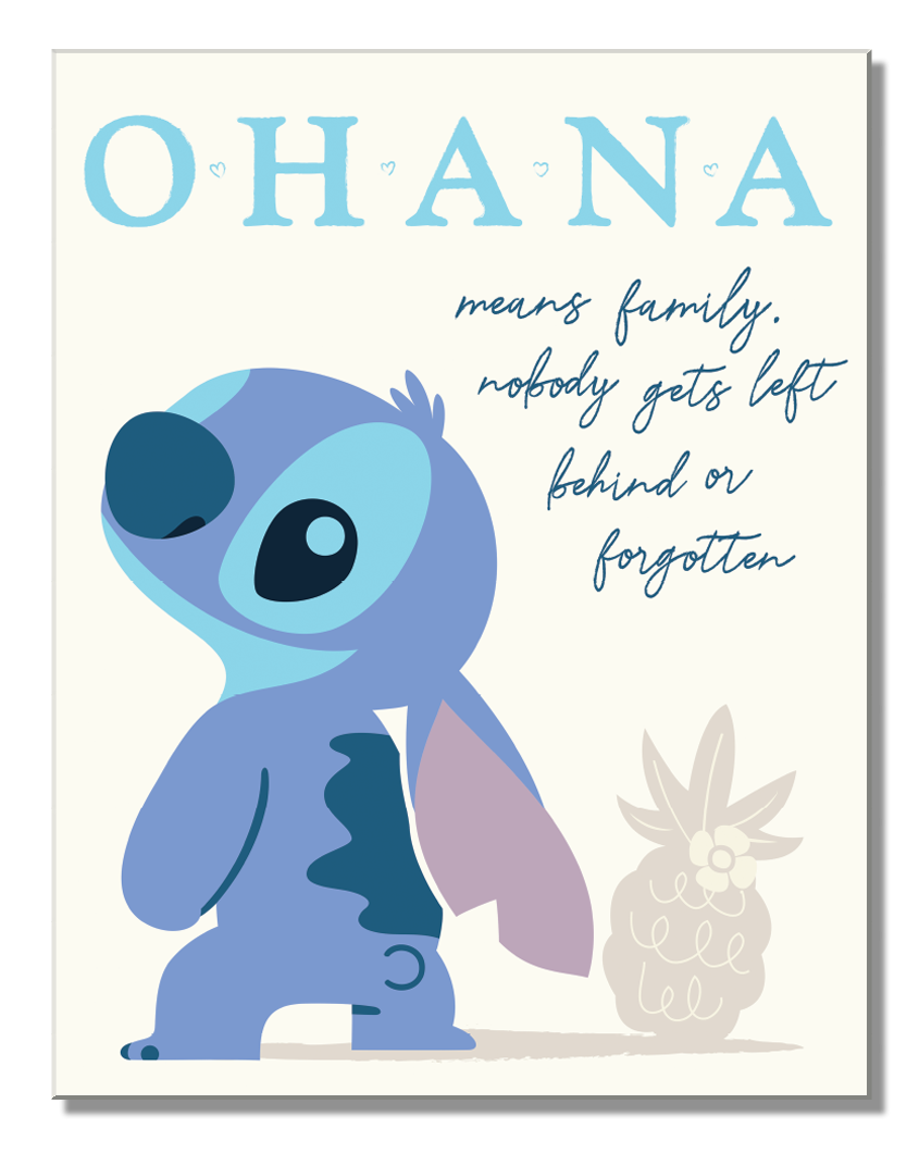 ティン サイン Stitch Ohana