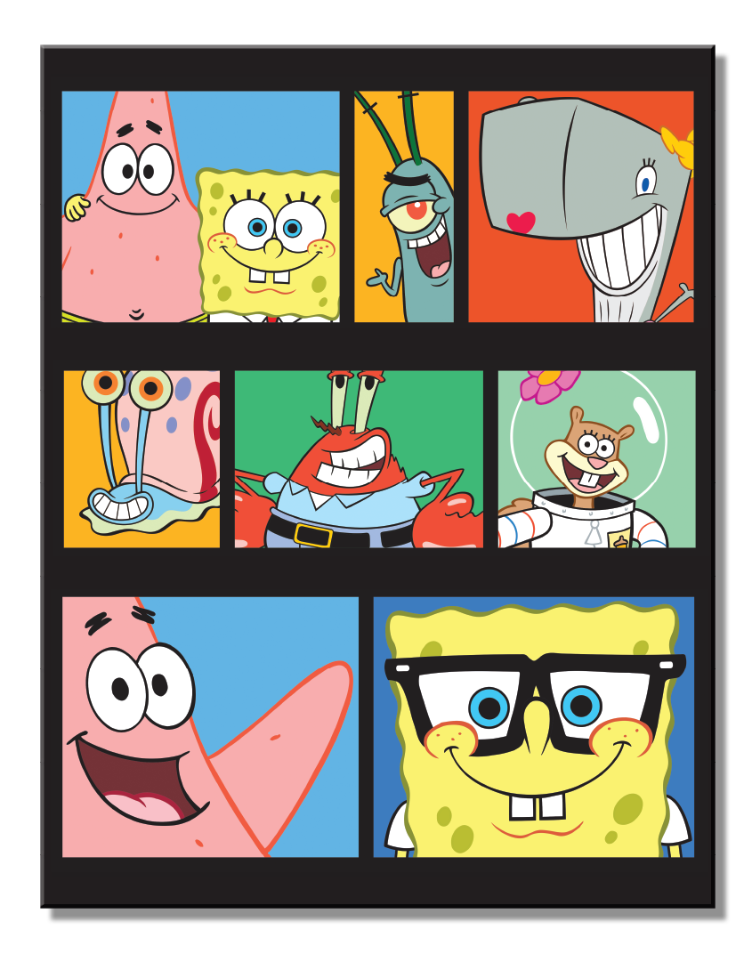 ティン サイン Spongebob Friends