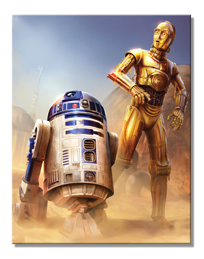 ティン サイン Star Wars C-3P0 & R2D2
