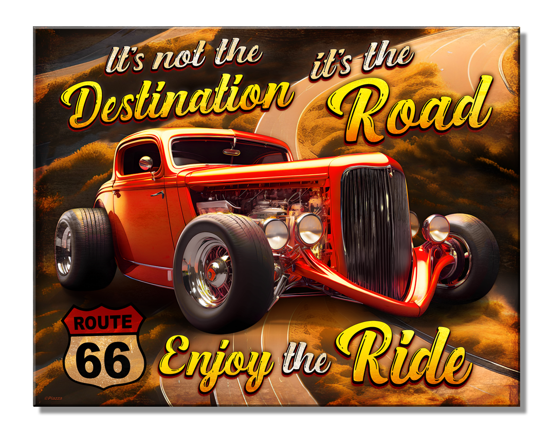 ティン サイン Enjoy the Ride Rt 66