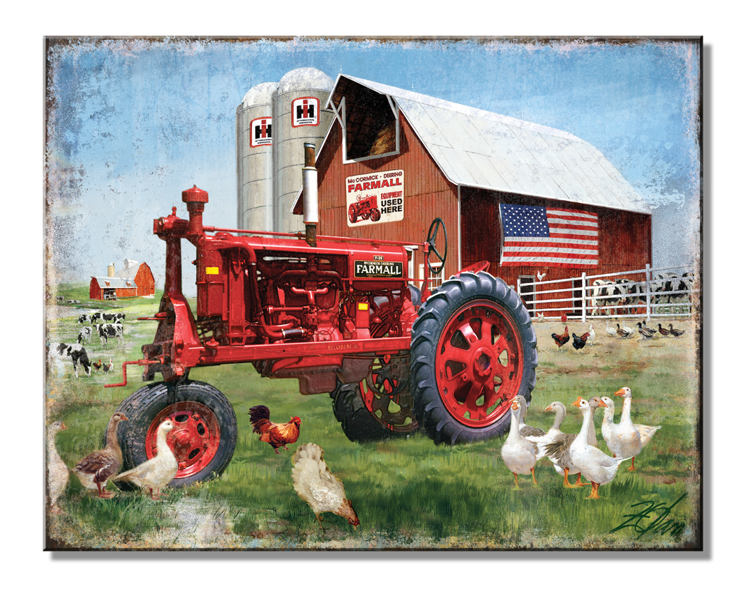 ティン サイン Farmall Big Red