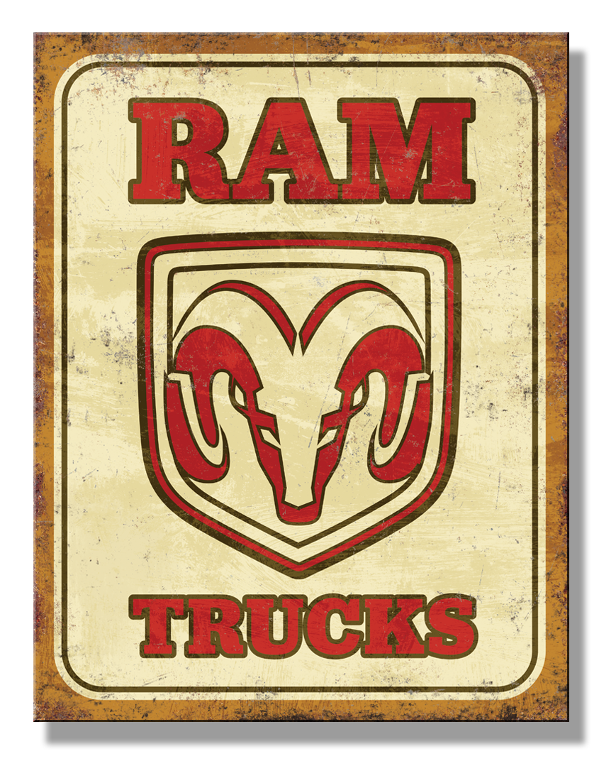 ティン サイン RAM Trucks