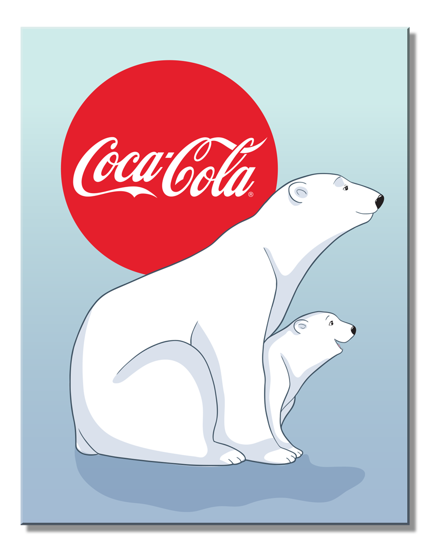 ティン サイン Coke - Mama Bear
