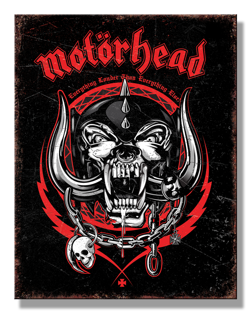 ティン サイン Motorhead - Louder