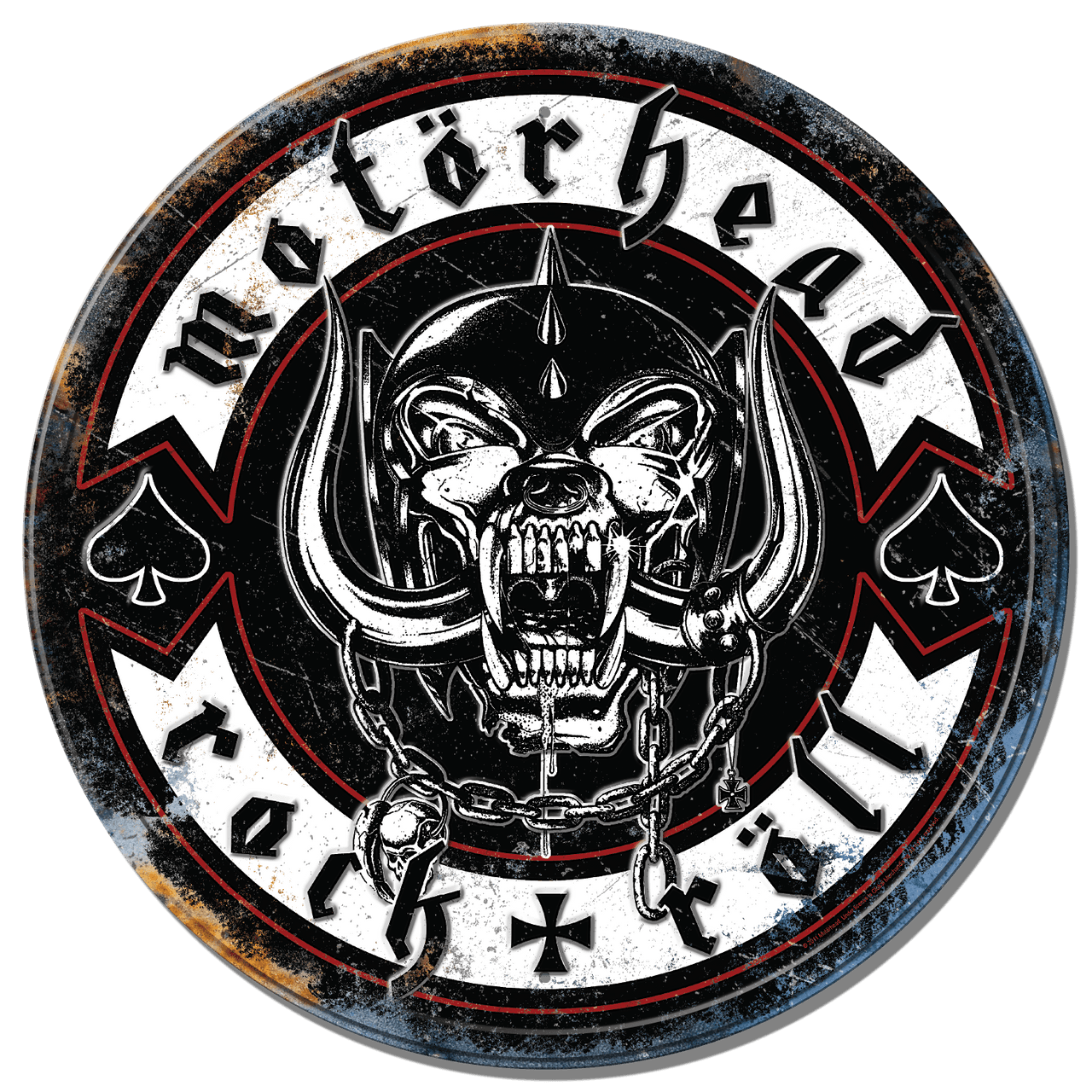 ティン サイン ROUND - MH - Rocknroll