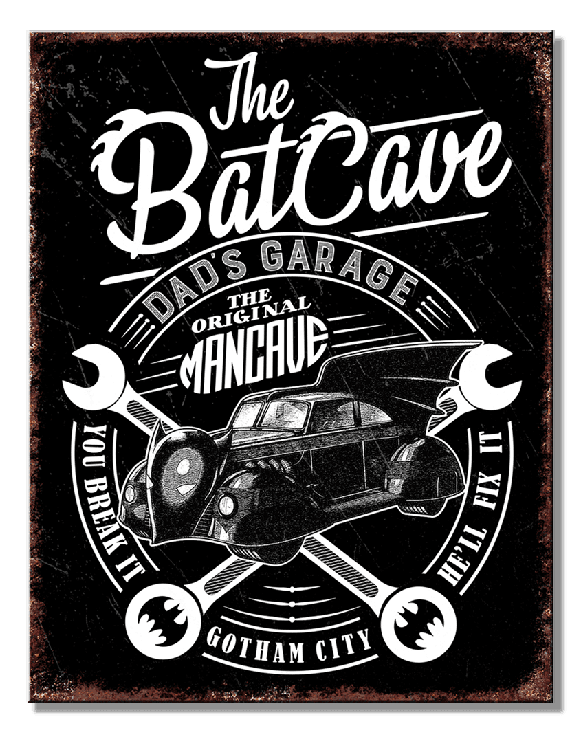 ティン サイン DC - Batman Dad’s Garage