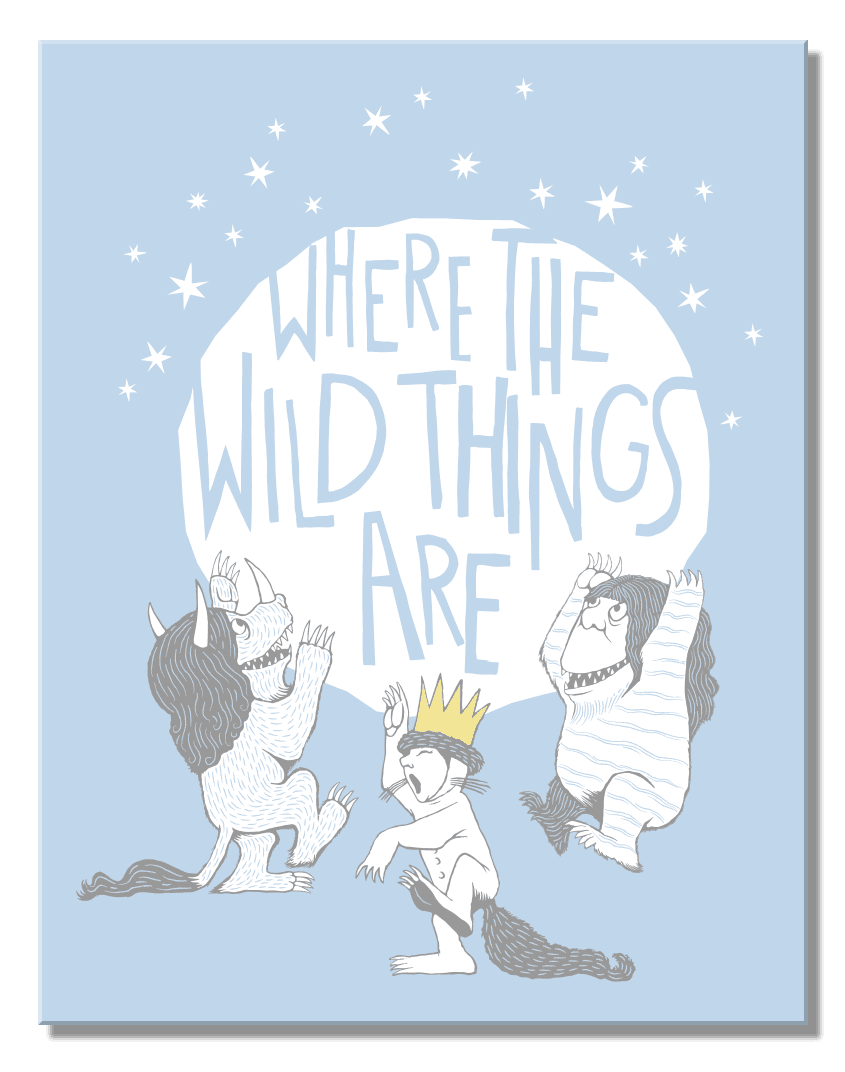 ティン サイン WB - Where Wild Things Are