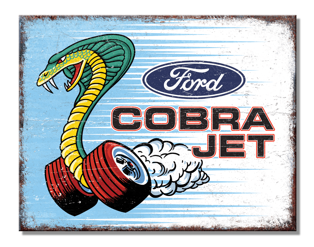 ティン サイン Ford - Cobra Jet