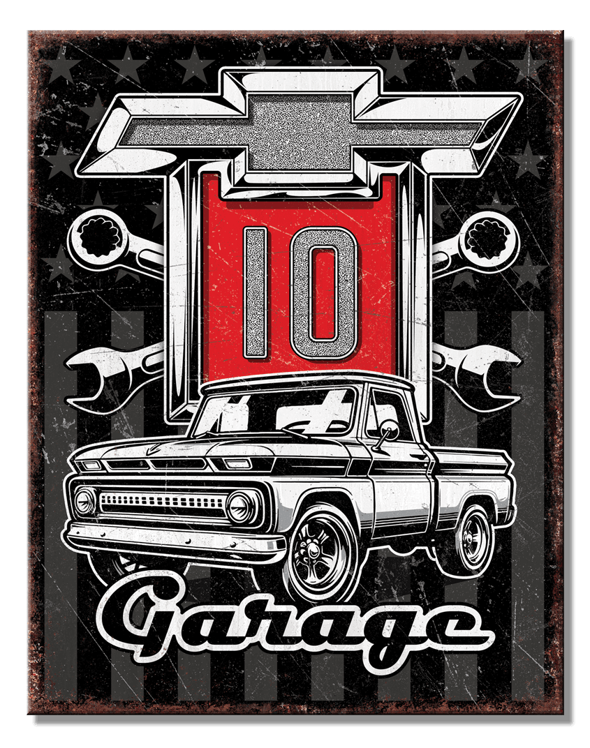 ティン サイン C10 GARAGE