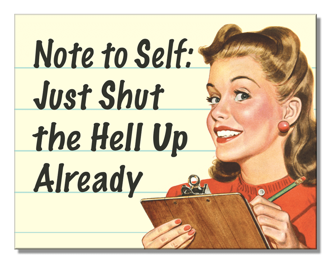 ティン サイン Note to Self
