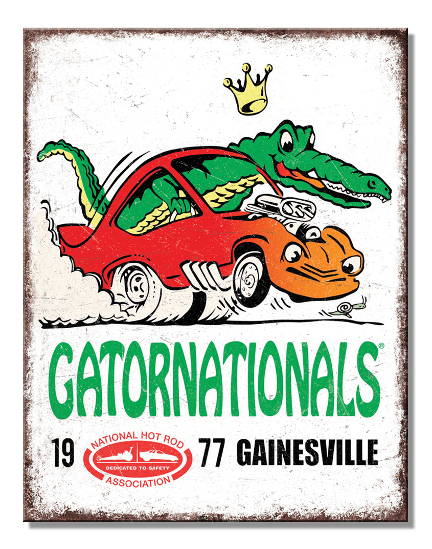 ティン サイン NHRA - Gator