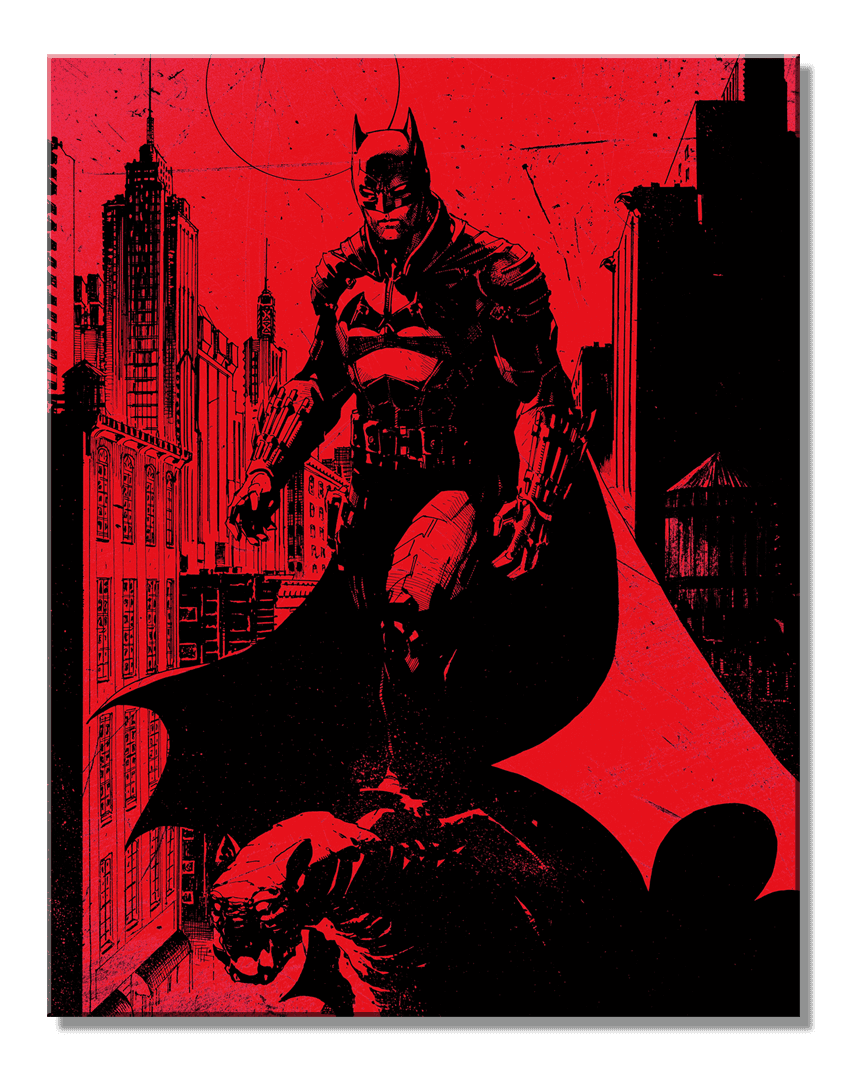 ティン サイン DC - Batman - Red