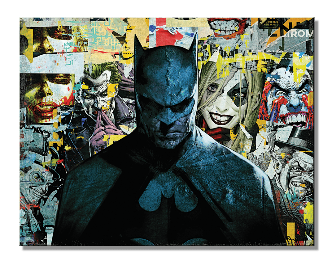ティン サイン DC - Batman Collage
