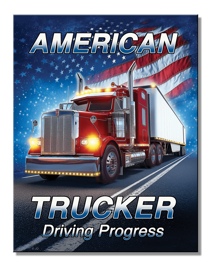 ティン サイン American Trucker