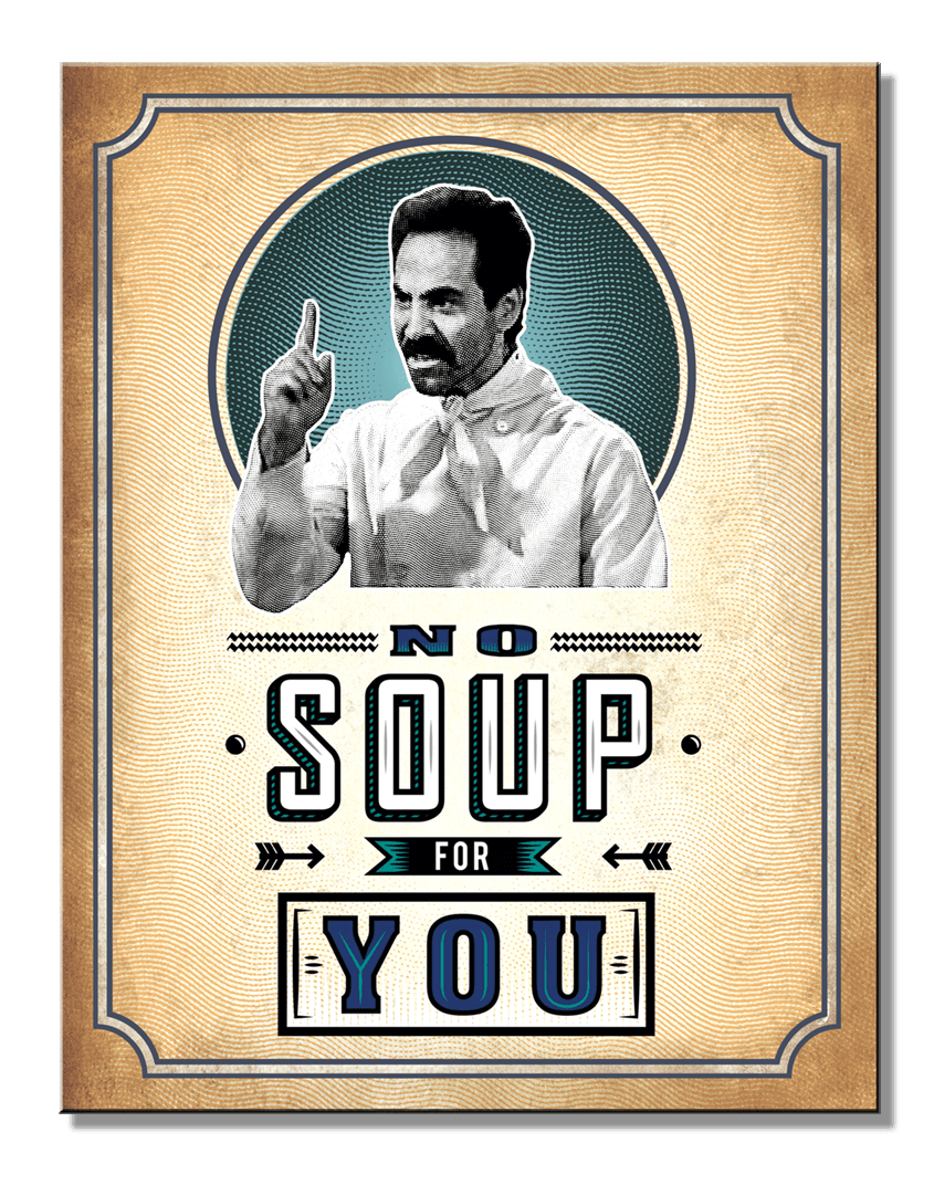 ティン サイン SEINFELD - No Soup