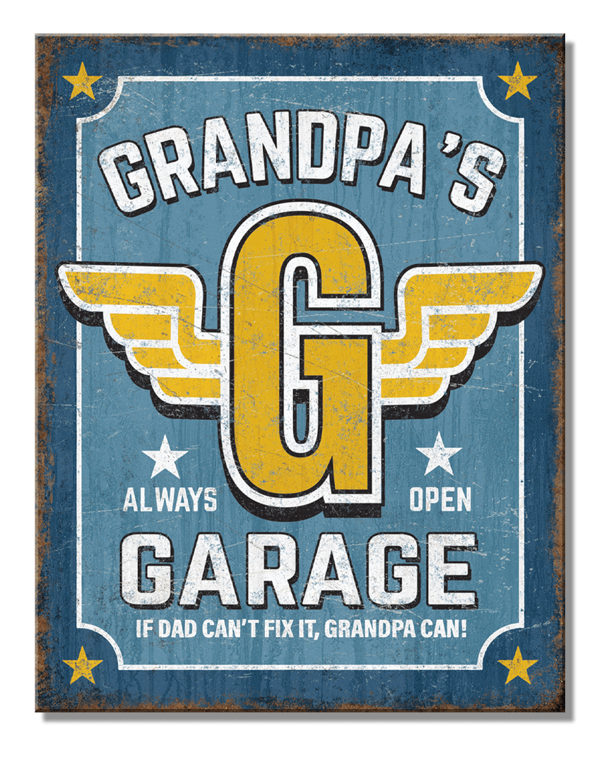 ティン サイン Grandpa’s