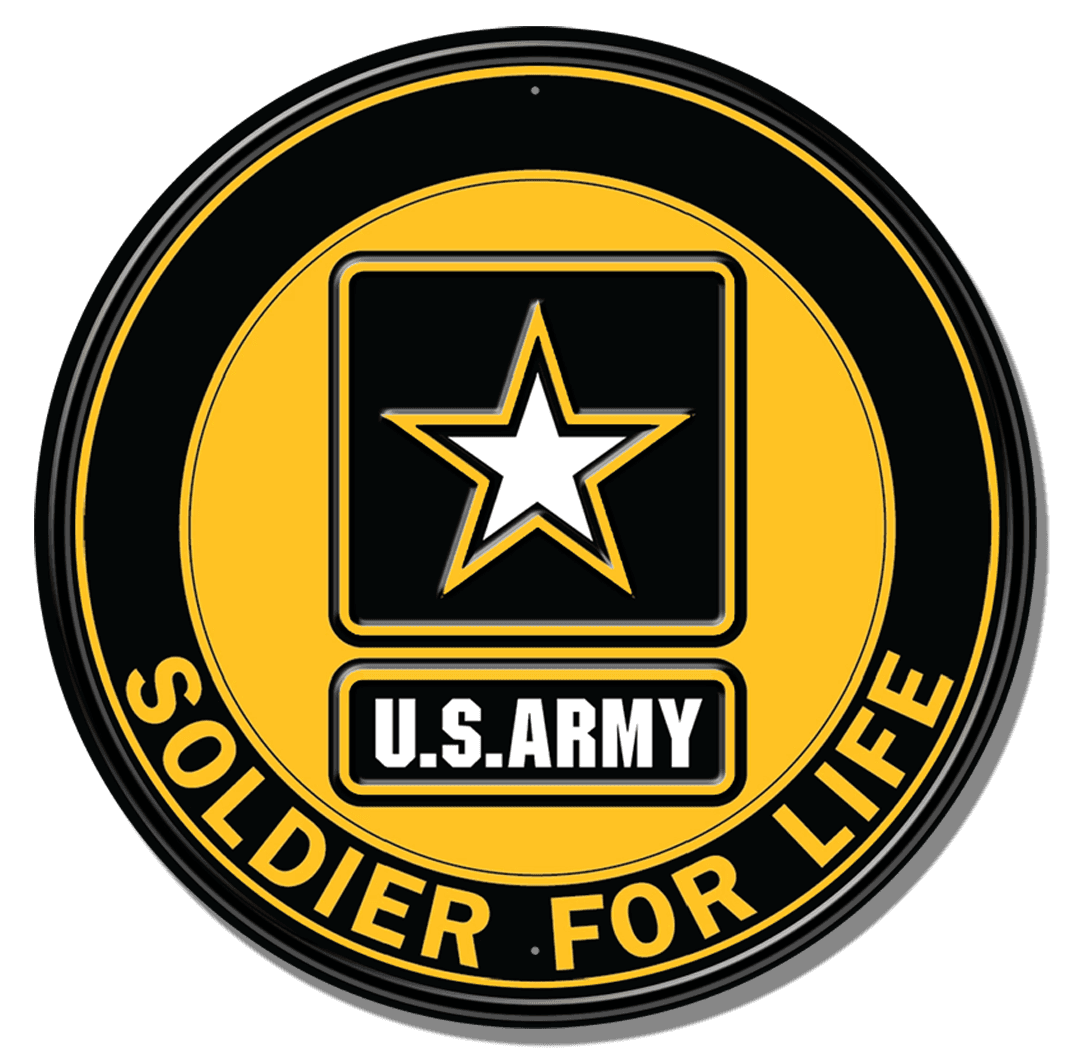 ティン サイン ROUND-US Army Soldier 4 Lif