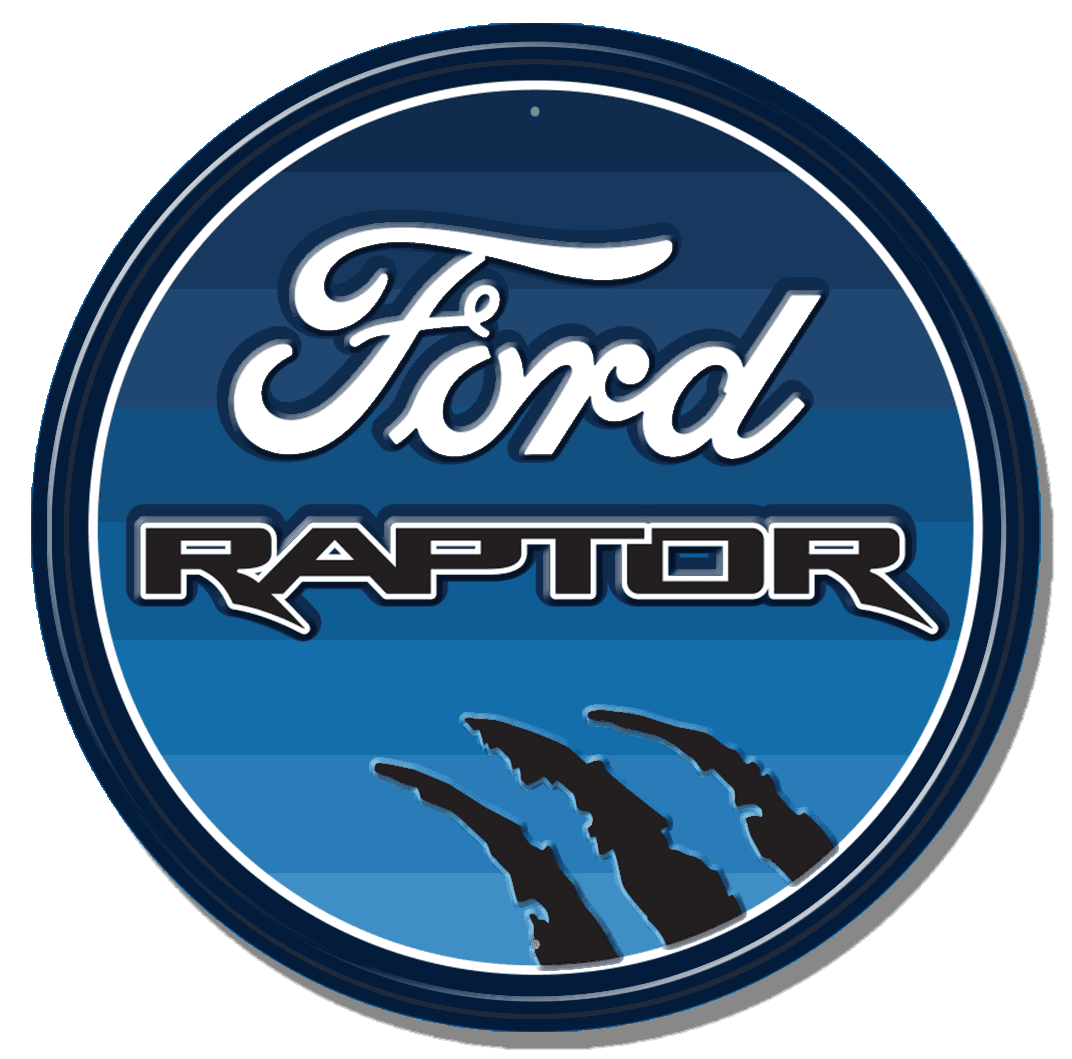 ティン サイン ROUND - Ford Raptor