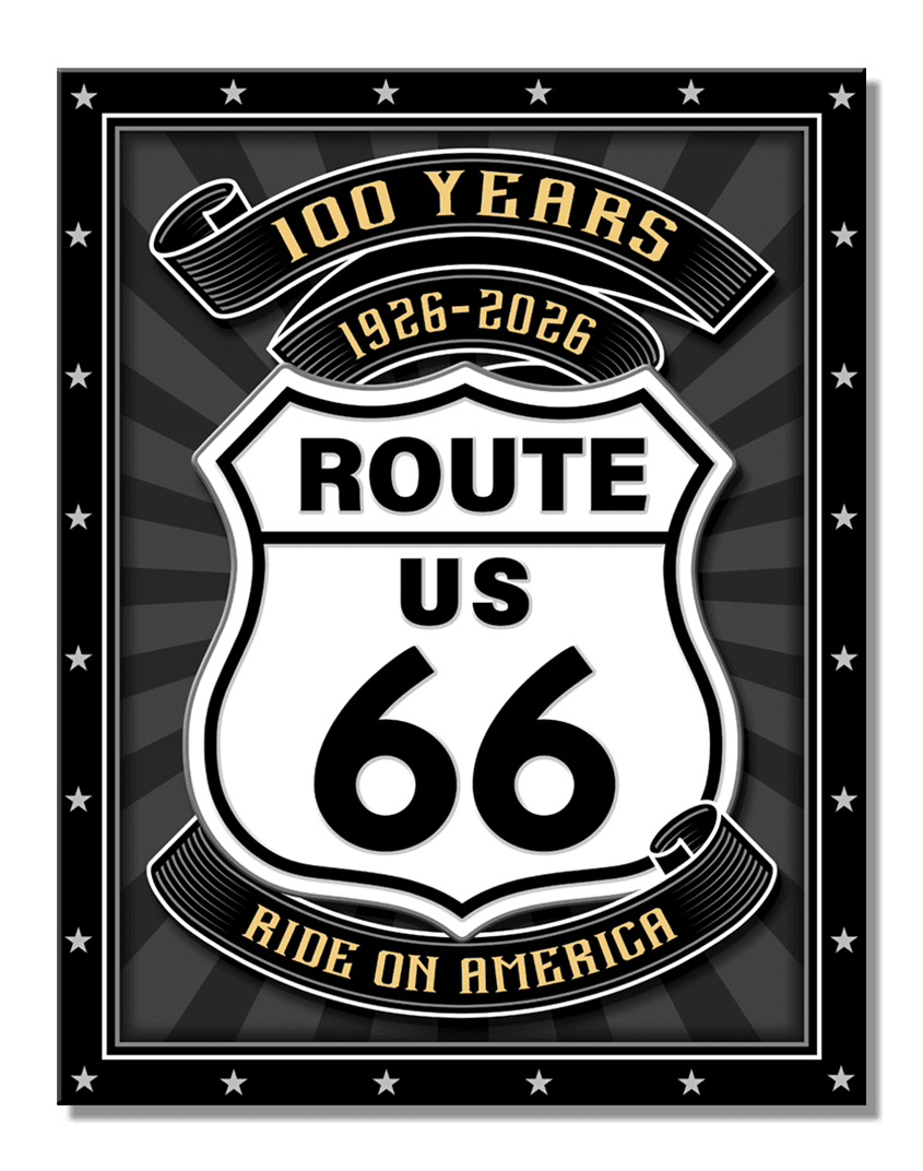 ティン サイン ROUTE 66 - 100 Years