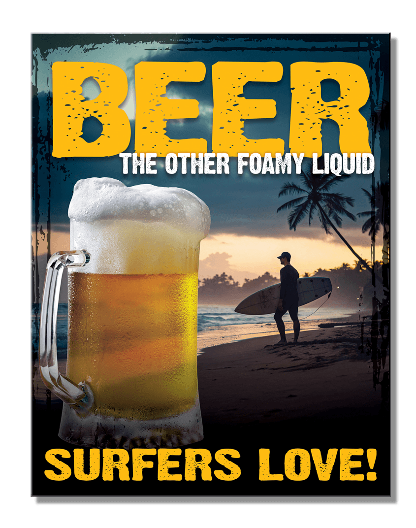 ティン サイン Surfers Love
