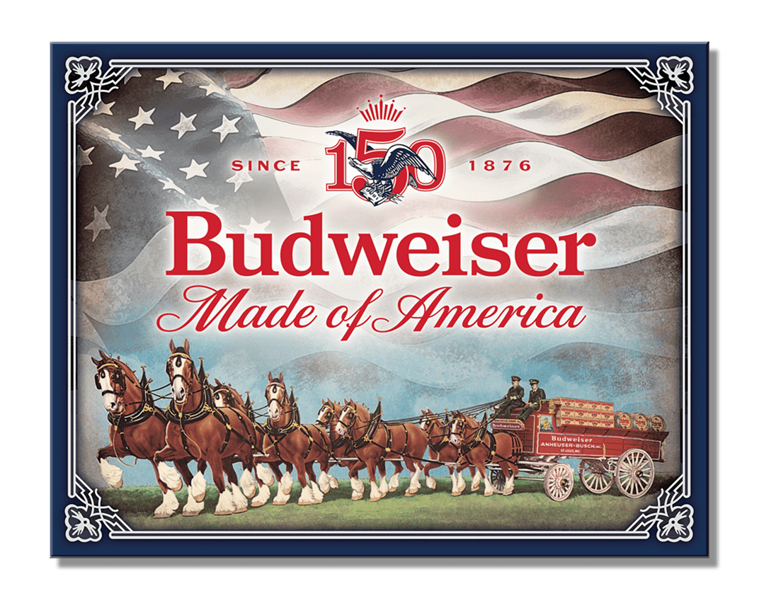 ティン サイン Budweiser - 125th