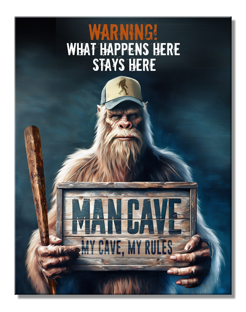 ティン サイン JQ - Bigfoot Mancave