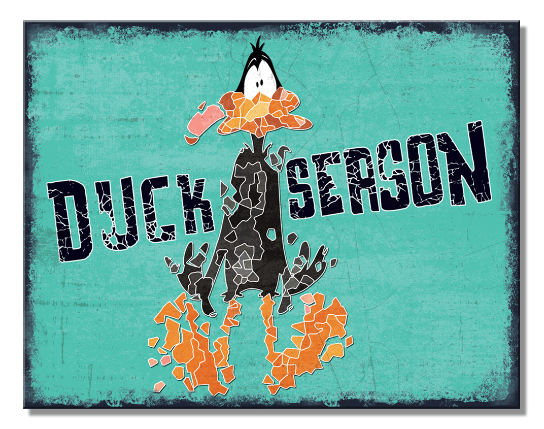 ティン サイン WB-LT Daffy: Duck Season