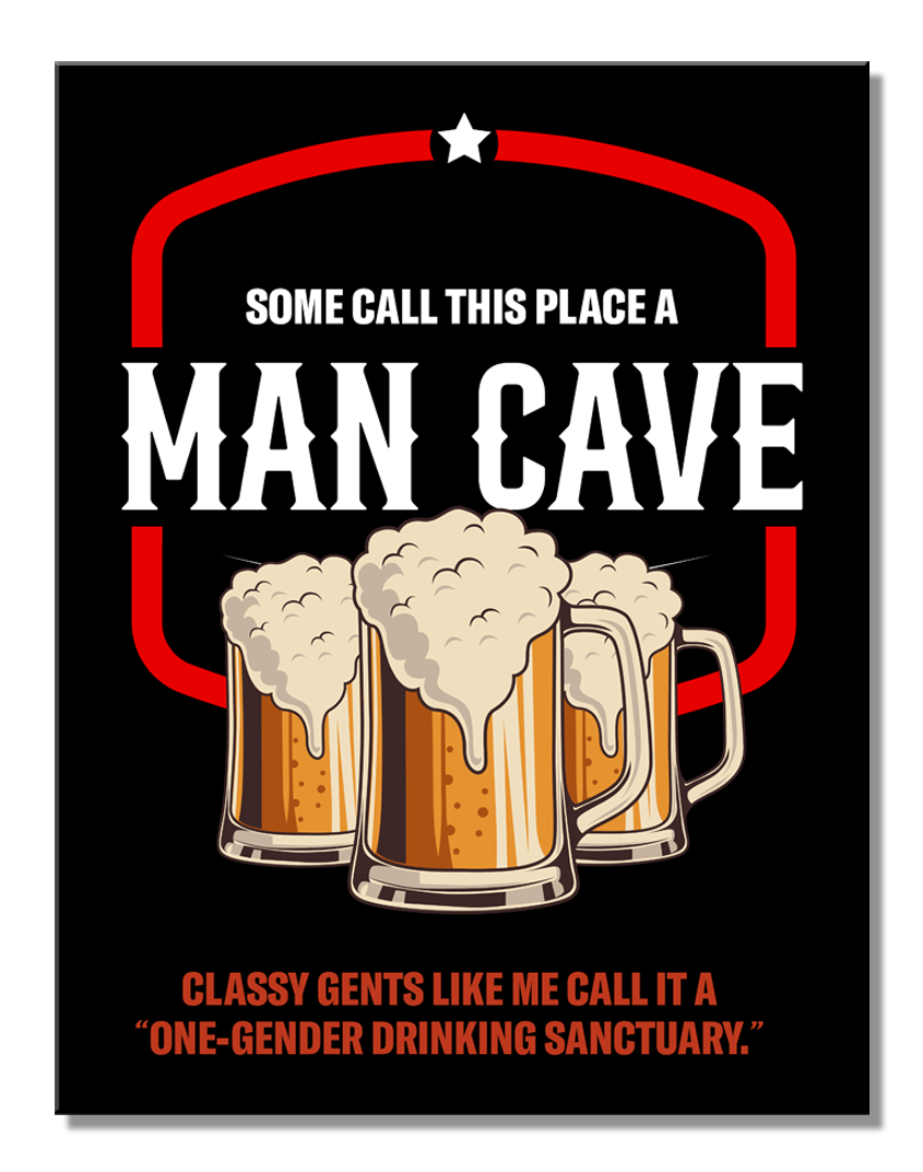 ティン サイン Man Cave Sanctuary