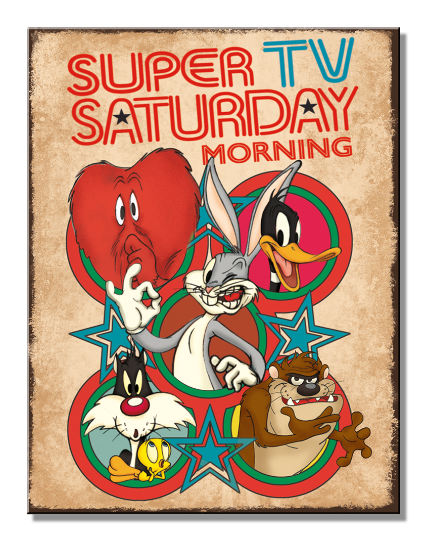 ティン サイン Looney Tunes Super