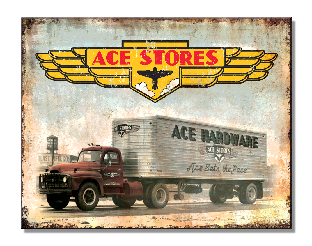 ティン サイン ACE Hardware Truck