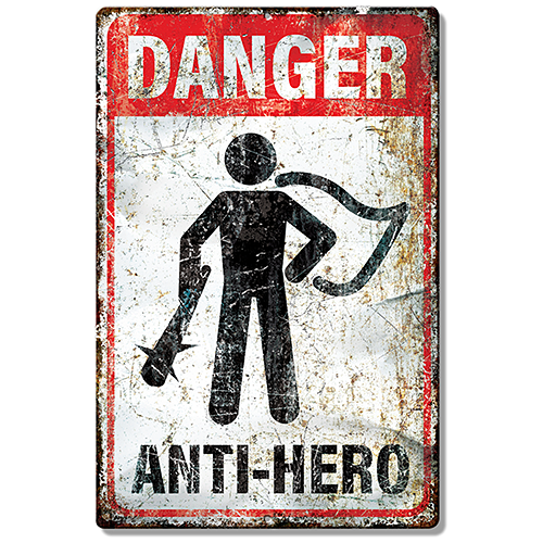 アルミニウム サイン Anti Hero Out