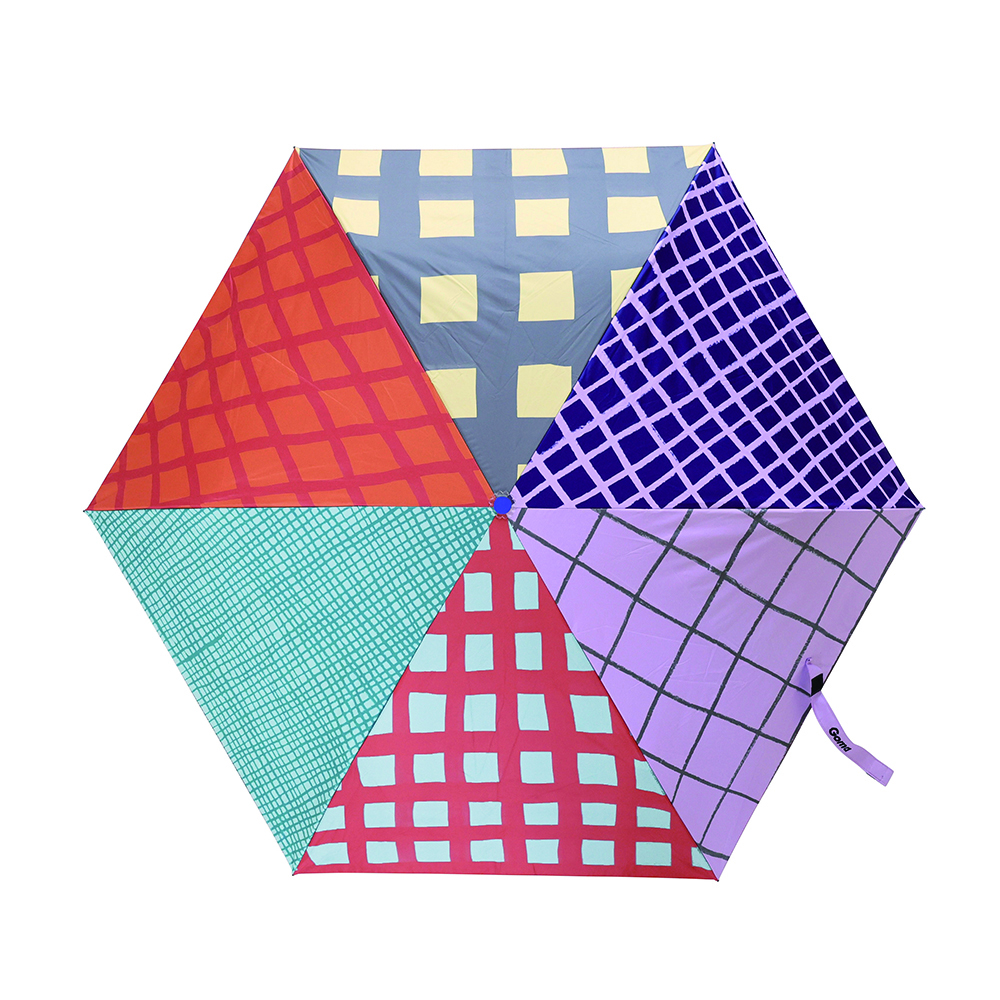 Goma Folding umbrella Multi color Lavender