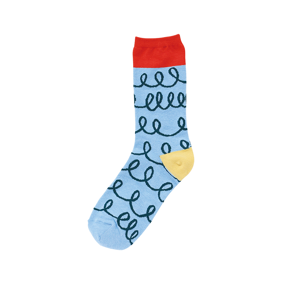 Goma socks Code Light Blue