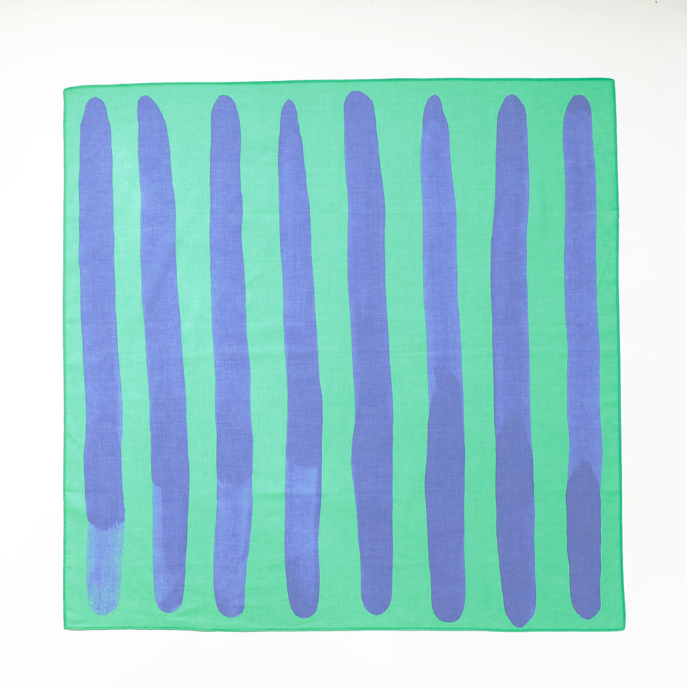 Goma Handkerchief-L Bold Line