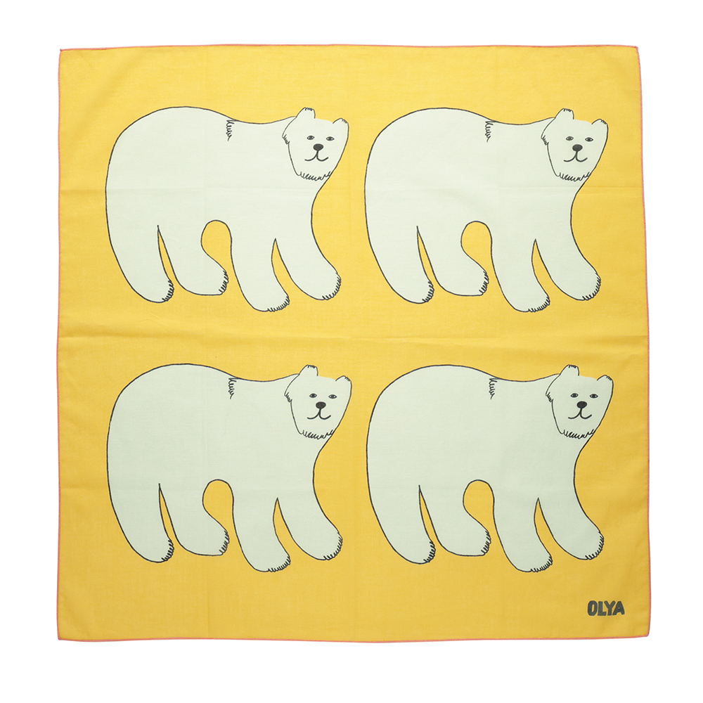 Olya Handkerchief Polar bear