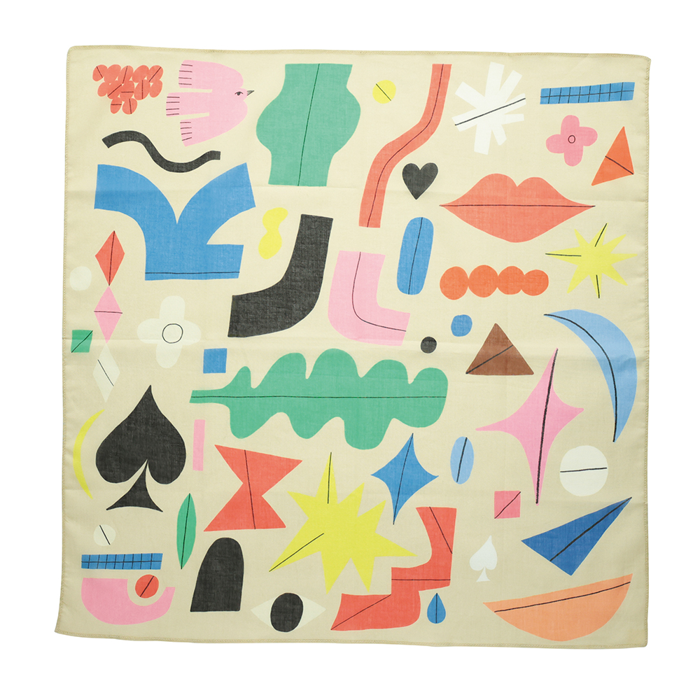 Olya Handkerchief Bird patterns