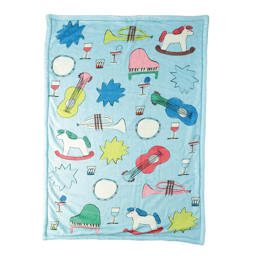 Olya Double layer Blanket Music fun