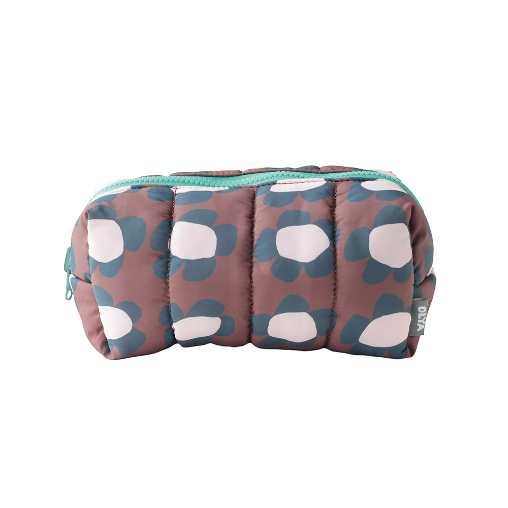 Olya Quilted Reversible Box Pouch Bird