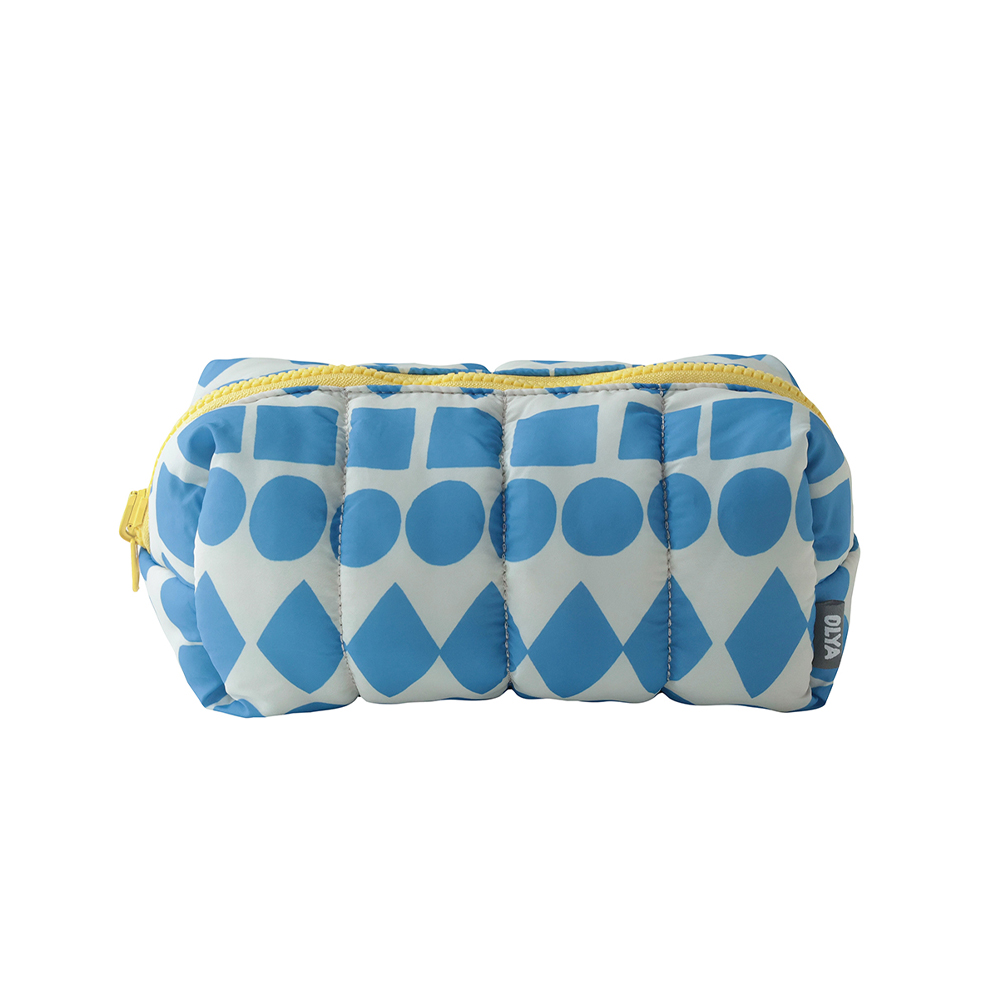 Olya Quilted Reversible Box Pouch Cat