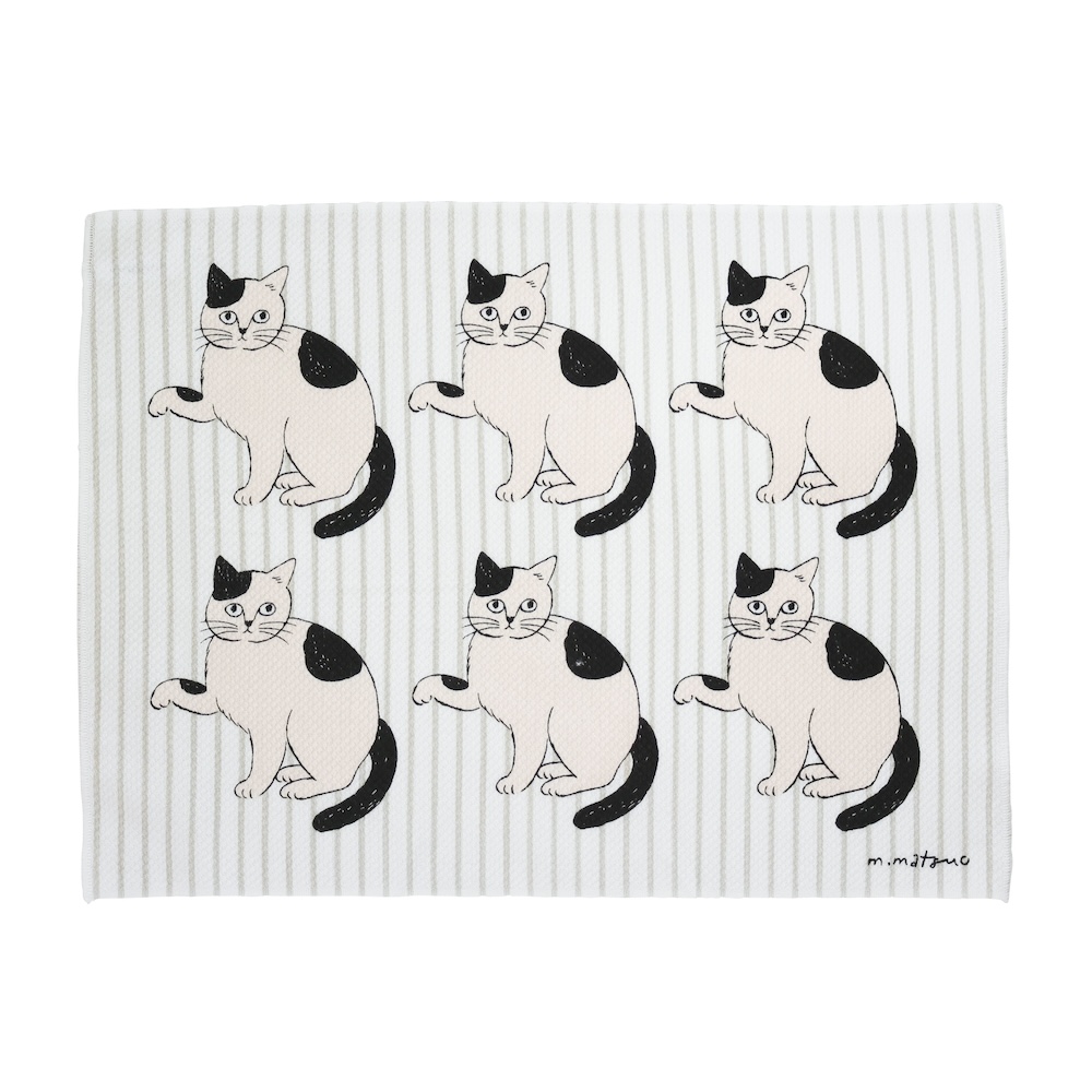 Matsuo Miyuki Kitchen cloth Cat-Pumpkin